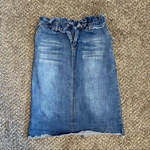 Hayden denim skirt